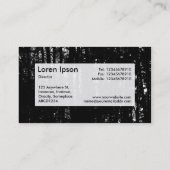Center Label v3 - Dunkles Woods HC Visitenkarte (Rückseite)