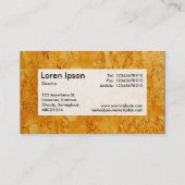 Center Label v3 - Holz 03 Visitenkarte (Rückseite)