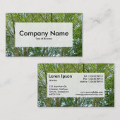 Center Label v3 - Japanisches Ahorn Visitenkarte (Vorne/Hinten)