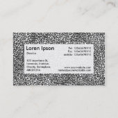 Center Label v3 - Komplexes Netzwerk Visitenkarte (Rückseite)