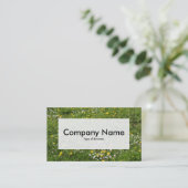 Center Label v3 - Meadow-Blume Visitenkarte (Stehend Vorderseite)