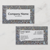 Center Label v3 - Pebble Beach Visitenkarte (Vorne/Hinten)