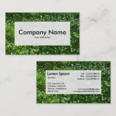 Center Label v3 - Waldland-Blume Visitenkarte (Vorne/Hinten)