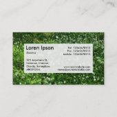 Center Label v3 - Waldland-Blume Visitenkarte (Rückseite)