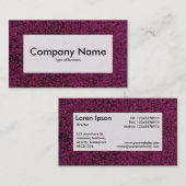 Center Label v3 - Wollteppich 02 Visitenkarte (Vorne/Hinten)