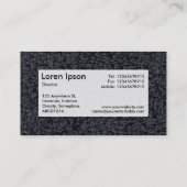 Center Label v3 - Wollteppich Visitenkarte (Rückseite)