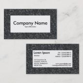 Center Label v4 - Fine Wool Visitenkarte (Vorne/Hinten)