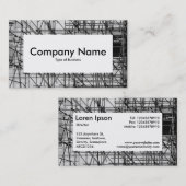 Center Label v4 - Gerüst Visitenkarte (Vorne/Hinten)