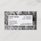 Center Label v4 - Gerüst Visitenkarte (Rückseite)