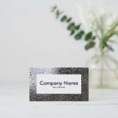 Center Label v4 - Regen auf einem Fenster Visitenkarte (Stehend Vorderseite)