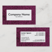 Center Label v4 - Wollteppich 02 Visitenkarte (Vorne/Hinten)