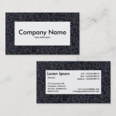 Center Label v4 - Wollteppich Visitenkarte (Vorne/Hinten)