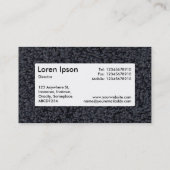 Center Label v4 - Wollteppich Visitenkarte (Rückseite)