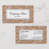 Center Label v5 - Chipboard Visitenkarte (Vorne/Hinten)