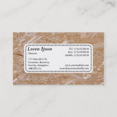 Center Label v5 - Chipboard Visitenkarte (Rückseite)