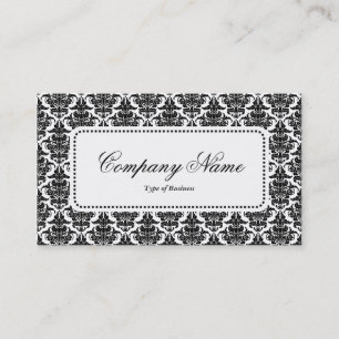 Center Label v5 - Damask Visitenkarte