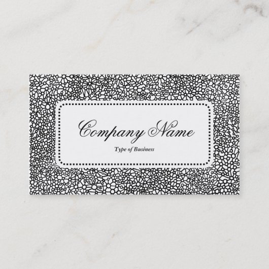 Center Label v5 - Komplexes Netzwerk Visitenkarte (Vorderseite)