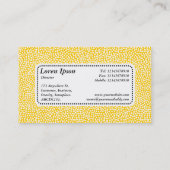 Center Label v5 - Random Spots - Bernstein Visitenkarte (Rückseite)