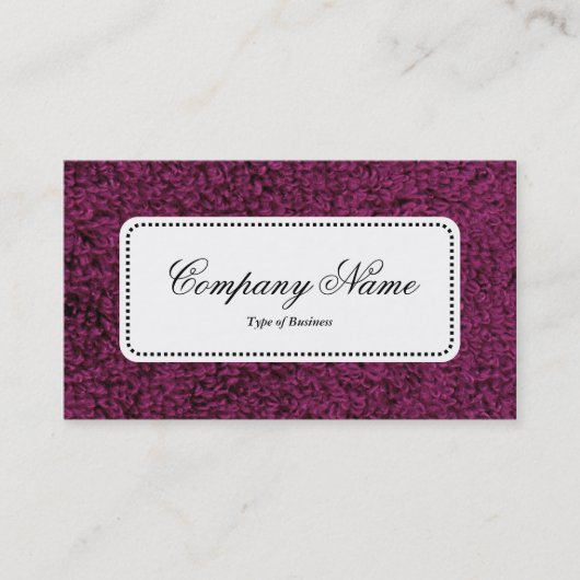 Center Label v5 - Wollteppich 02 Visitenkarte (Vorderseite)