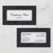 Center Label v5 - Wollteppich Visitenkarte (Vorne/Hinten)