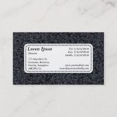 Center Label v5 - Wollteppich Visitenkarte (Rückseite)