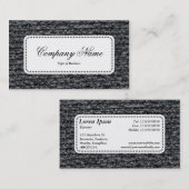 Center Label v5 - Wooly Jumper 03 Visitenkarte (Vorne/Hinten)