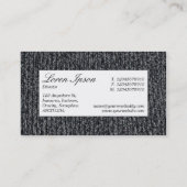 Center Label - Wooly Jumper 02 Visitenkarte (Rückseite)