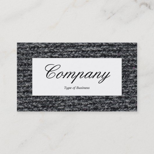 Center Label - Wooly Jumper 03 Visitenkarte (Vorderseite)