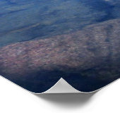 Center Peak over Lower Golden Beer Lake - Sierra Poster (Ecke)