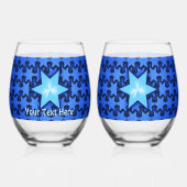 Center Star Weinglas Ohne Stiel (Rückseite)