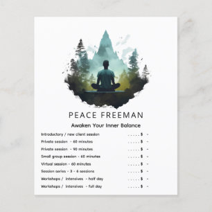 Center Within Waldmeditation Flyer