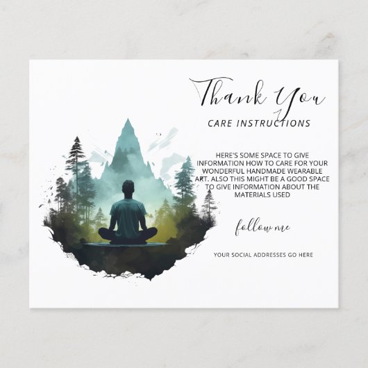 Center Within | Waldmeditation Flyer (Vorne)