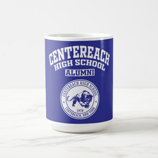 Centereach High School NY Alumni-Tasse Kaffeetasse (Mittel)