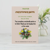 Centered in Christ Clergy Appreciation Note Einladung (Stehend Vorderseite)