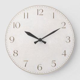 Centered Time Große Wanduhr