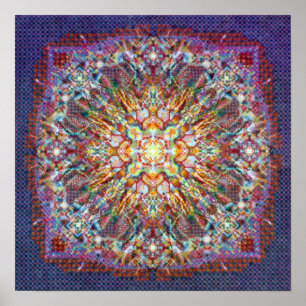 CenterPeace, das Licht in Mandala Poster