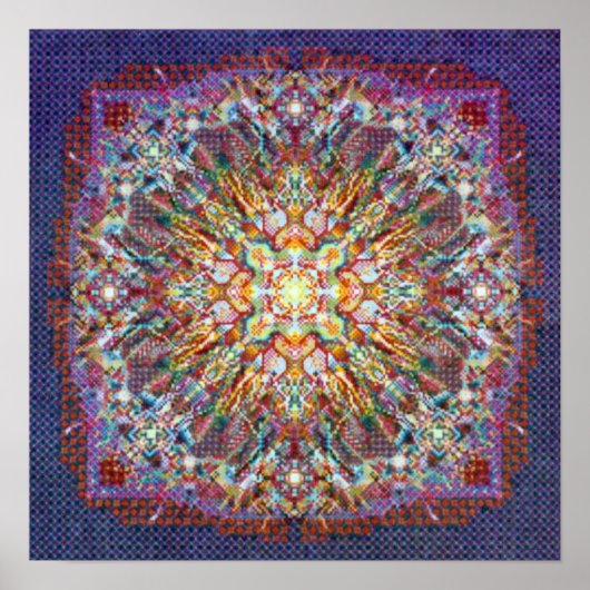 CenterPeace, das Licht in Mandala Poster (Vorne)