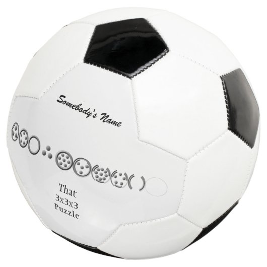 Centesimal 10 DGT '3x3x3 Puzzle'von Kenneth Yoncic Fußball (Dreiviertel)