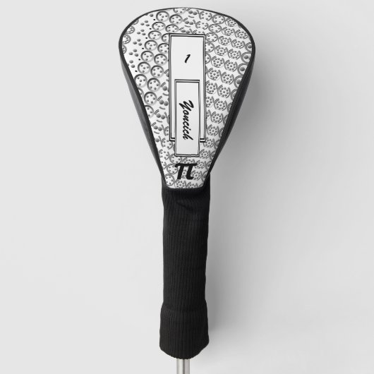 Centesimal 10 Digit Pi von Kenneth Yoncich Golf Headcover (Vorderseite)
