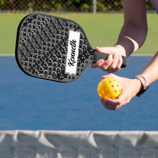Centesimal 10 Digit Pi von Kenneth Yoncich Pickleball Schläger (InSitu)