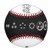 Centesimal 12Digit Fibonacci Sequence von K Yoncic Baseball (Rückseite)