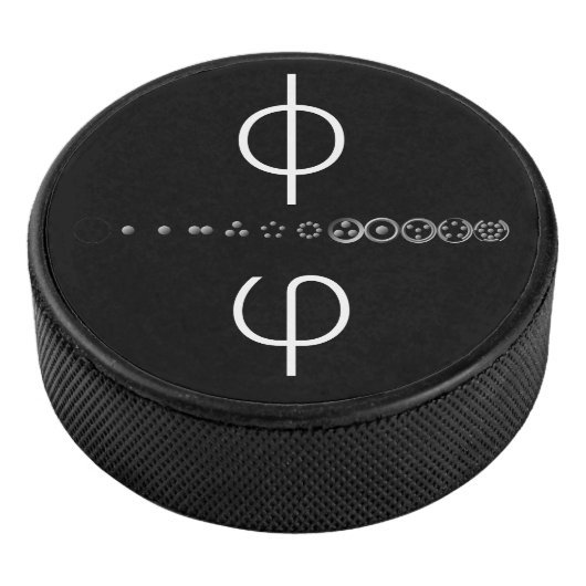 Centesimal 12Digit Fibonacci Sequence von K Yoncic Eishockey Puck (3/4)