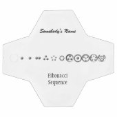 Centesimal 12Digit Fibonacci Sequence von K Yoncic Fußball (Flach)