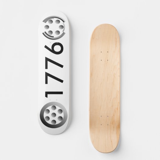 Centesimal 1776 von Kenneth Yoncich Skateboard (Vorderseite)