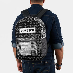 Centesimal Number Chart Ls by Kenneth Yoncich Bedruckter Rucksack