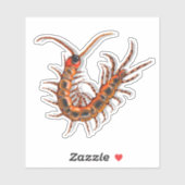 Centipede aufkleber (Blatt)