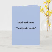 Centipede  karte (Gelbe Blume)