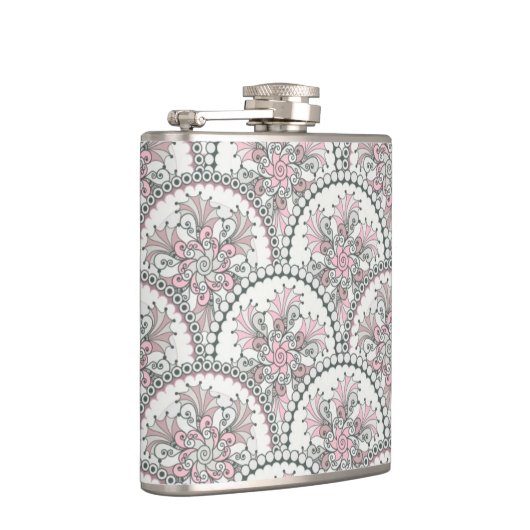 Centle Vintages Muster Flachmann (Rechts)