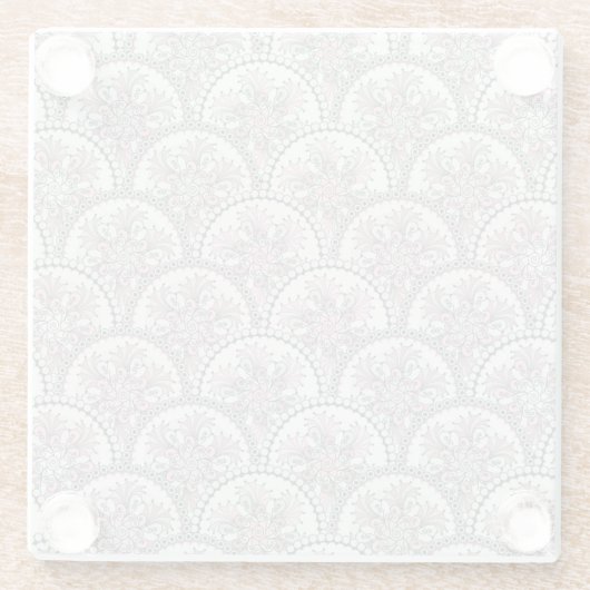 Centle Vintages Muster Glasuntersetzer (Rückseite)