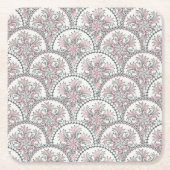 Centle Vintages Muster Rechteckiger Pappuntersetzer (Vorderseite)